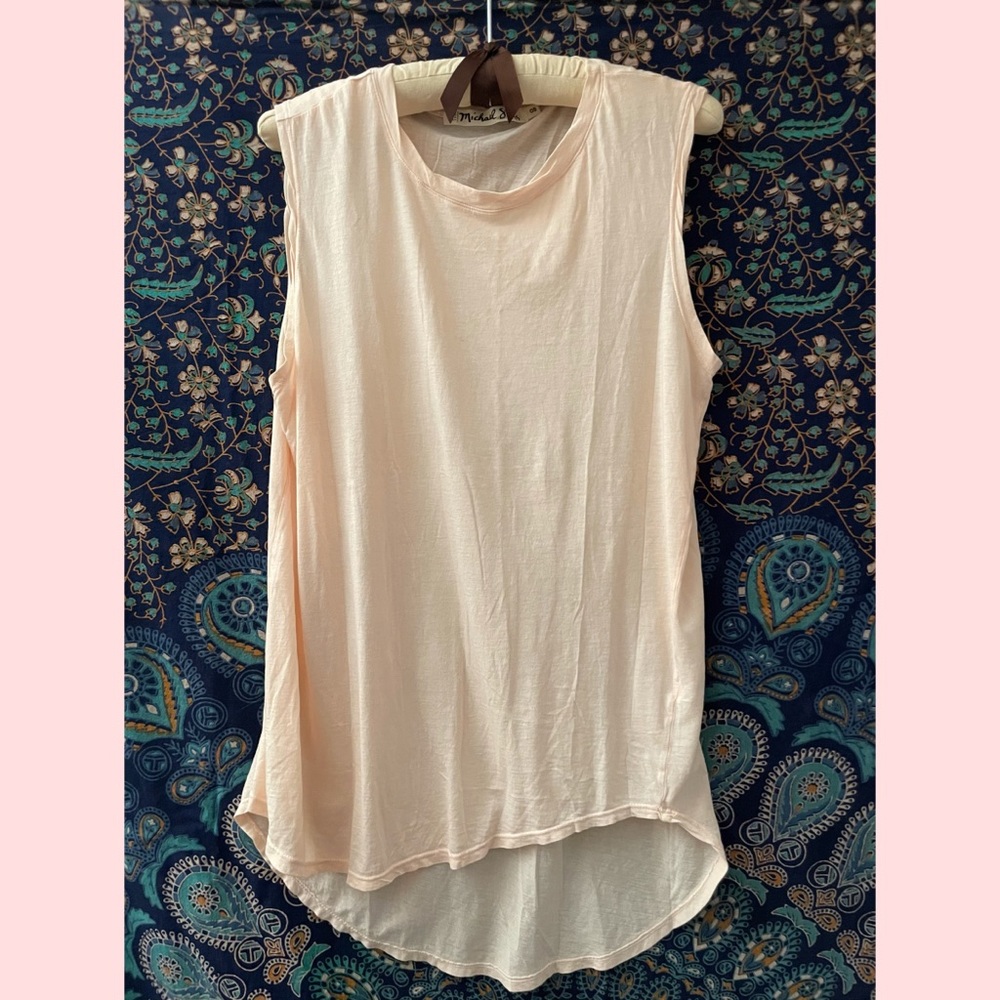 Michael Stars Blush Sleeveless Tee